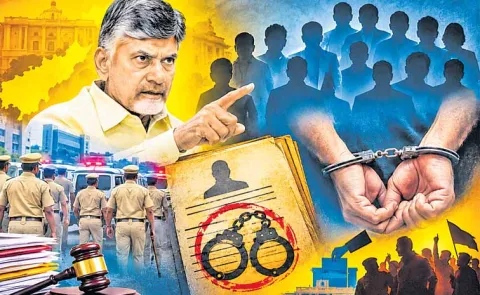 Chandrababu Orders to open rowdy sheets for repressive measures against YSRCP leaders