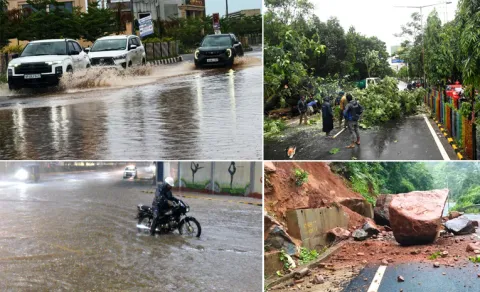 Depression over the Bay of Bengal AP Heavy Rains Live Updates