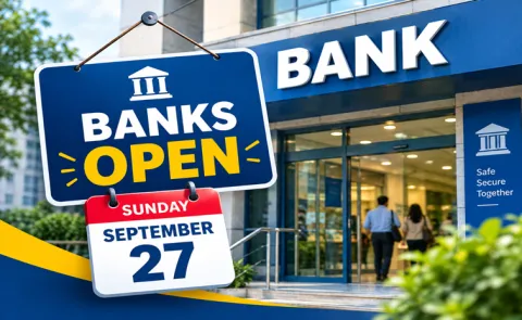 PSU Banks will remain open on Sunday, September 27, 2026