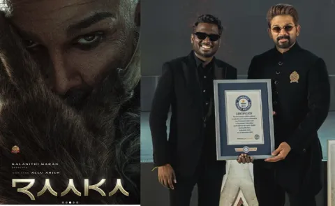Allu Arjun Raaka Creates Guinness World Record With 37 Performers and 92 Cameras