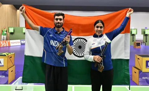 Double Delight In Shooting, India Clinch Gold And Silver To Take Medal Tally To 19