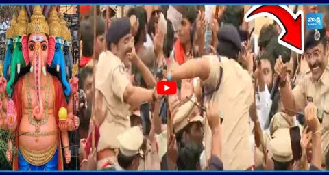 ACP’s Dance at Khairatabad Ganesh Procession Goes Viral 1