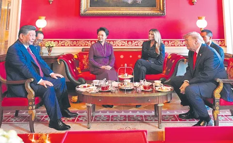 Donald Trump, Xi Jinping Hold Bilateral Meeting In The White House