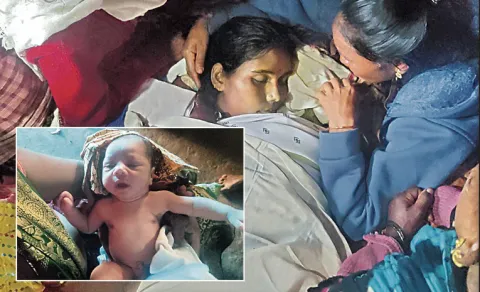 A pregnant woman dies in Alluri district due to lack of access to the hospital
