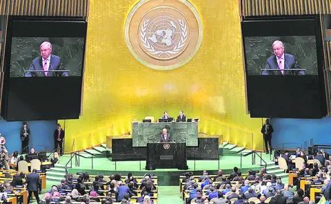 Donald Trump threat to annihilate Iran to UN general assembly