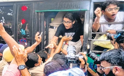 AISA Protests At Jantar Mantar, Demands Gyanesh Kumar Arrest