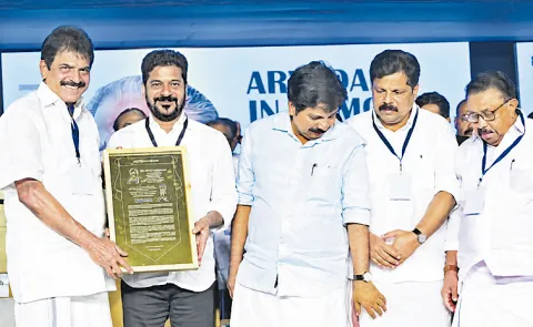 Revanth Reddy Says Political Fight Is Between Gandhi And Sangh Parivars