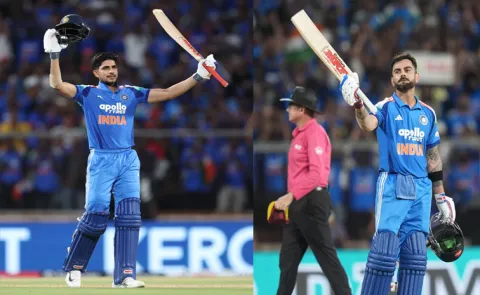 Kohli-139 Unbeaten-Gill Century-India Won-By-8 Wkts-Vs WI 1st ODI