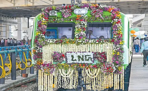 HM Amit Shah flags off India first LNG train in Gujarat