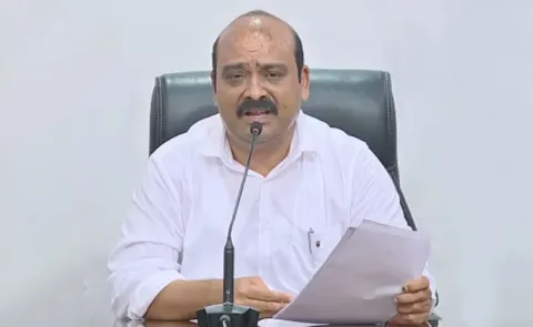 Kaile Anil Kumar complains to Krishna District Collector