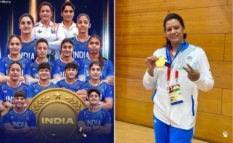 Coach Neeta Dadwe Accorded Grand Welcome in Hyderabad