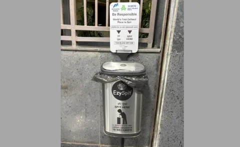 Mumbai Metro touchless spit bin sparks discussion
