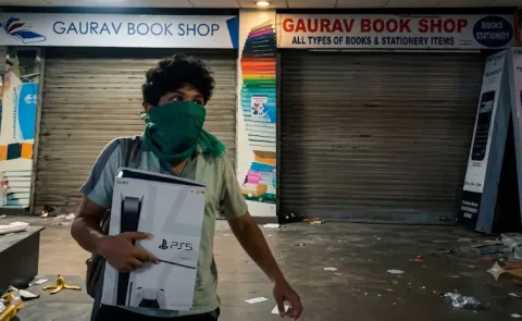 PS5 iPhones Prada perfumes looted from LPUs Uni Mall