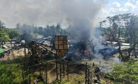 Myanmar military airstrike kills 49 people injures 58 others