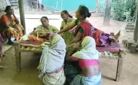 landmine Blast AT Karregutta In Mulugu