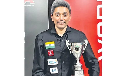 Dhruv Sitwala finished as the runner up in the Pan Am Cup Billiards Championship