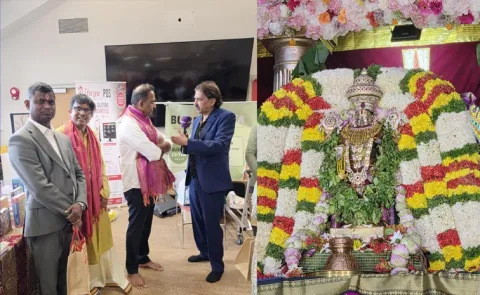 NRI: Balaji Temple in Britains Gloucestershire Sankalpam for TTD Support2