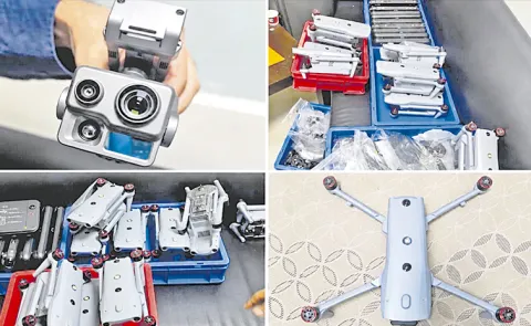 10 military grade drones seized at Delhi airport