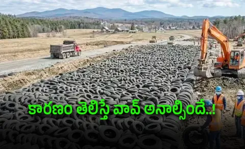 20000 Discarded Tyres Were Buried Under A Road In US10