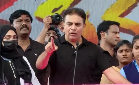 Brs Karimnagar Yuva Bheri: Ktr Fires On Cm Revanth Reddy