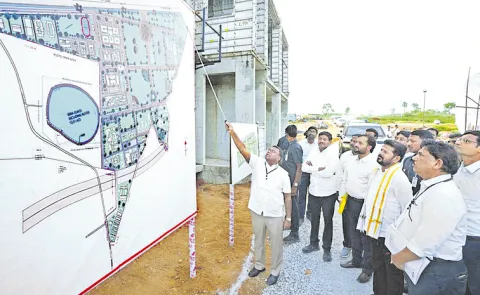 Revanth Inspects Hakimpeta Edn Hub: Telangana