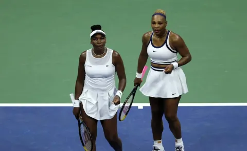 Venus-Serena-Williams-Lost Match-1st Round-US Open-Doubles