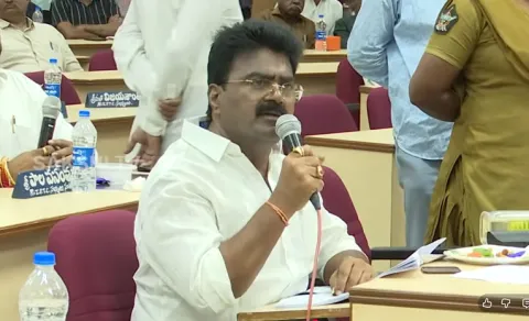 Koona Ravi Kumar's Rowdyism against Dharmana Krishna Chaitanya