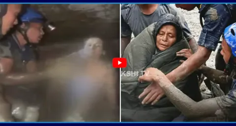 Nepal Floods Woman Trapped Under Rubble From 10 Days Finally Rescued Alive 1