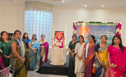 Grand Tributes Paid to YSR in Mississauga on His Death Anniversary7
