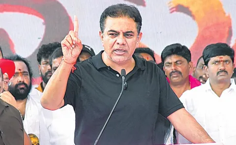 KTR fires on Revanth Reddy 