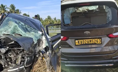 Four killed in road accident on Bengaluru Chennai highway