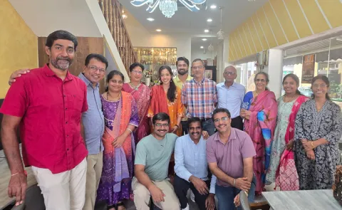 A warm gathering in Singapore in honor of Jaya Peesapati7
