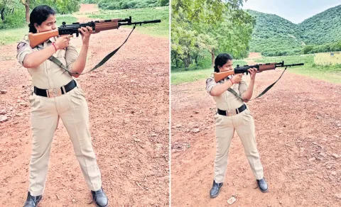  Head Constable Tammineni Ammaji Is Showing Talent In Srikakulam 