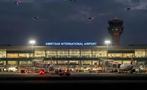 Drones Spotted Near Amritsar Airport Runway 7 Flights Diverted