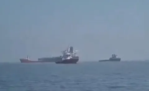 Iran claims strike on a US ship in the Strait of Hormuz10