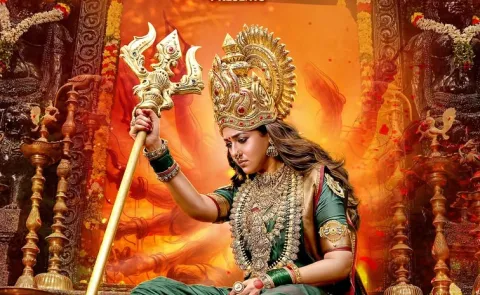 Mookuthi Amman2 Getting Ready For Diwali Release