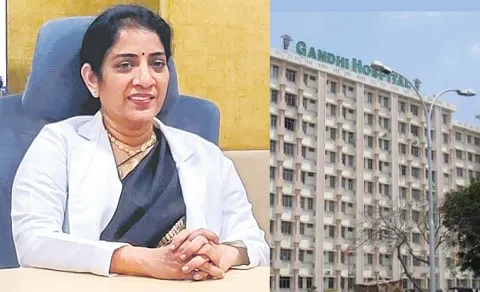 Dr Usharani appointed as Superintendent of Gandhi Hospital