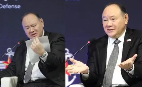 China Note During Speech Philippines Defence Chief Fires Back7