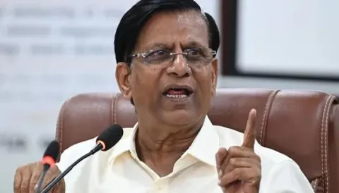 Education Minister Basavaraja Rayareddy Fire On Officers