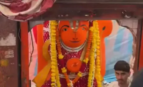 170 Year Old Hanuman Idol Refuses to Move