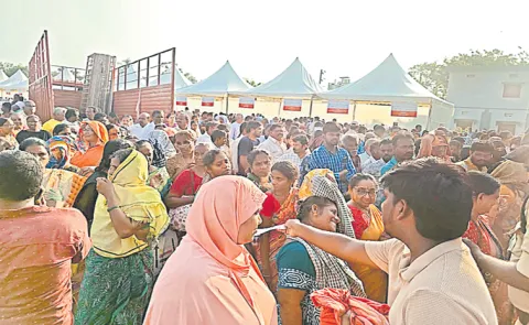 Public Suffers with CM Chandrababu Meeting