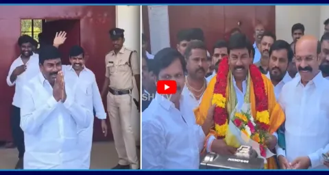MLA Busine Virupakshi Release From Jail 1