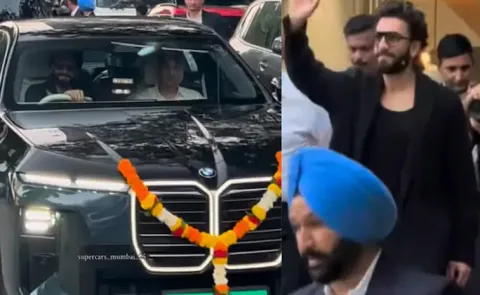 Ranveer Singh Buys BMW i7 Becomes Second Electric Car In Convoy