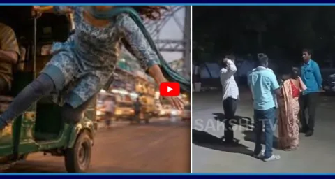 Girls Jumped From Running Auto Rickshaw In Utkoor Nalgonda 1