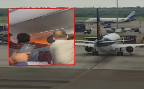 Fire on board Indigo flight