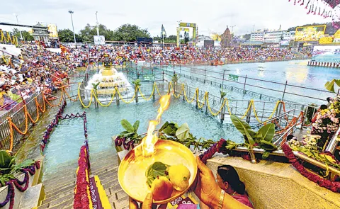 Swami Pushkarin: Devotees also consider it as the fountainhead of all sacred rivers