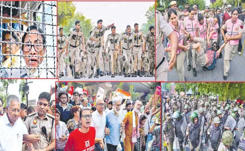Protesters were detained by Delhi Police at Jantar Mantar