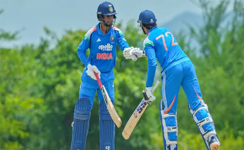 India A won by 49 runs against australia-a in 3rd un offical odi