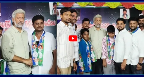 100 TDP Leaders Joins YSRCP At Gannavaram 1