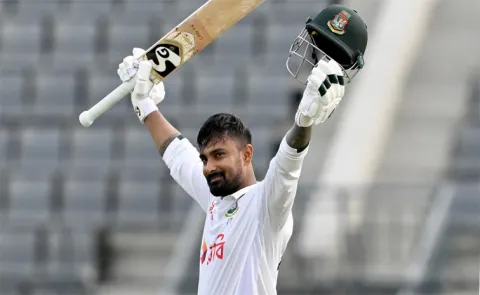 BAN VS AFG one off test: Litton Das Completes his 7th Test Century